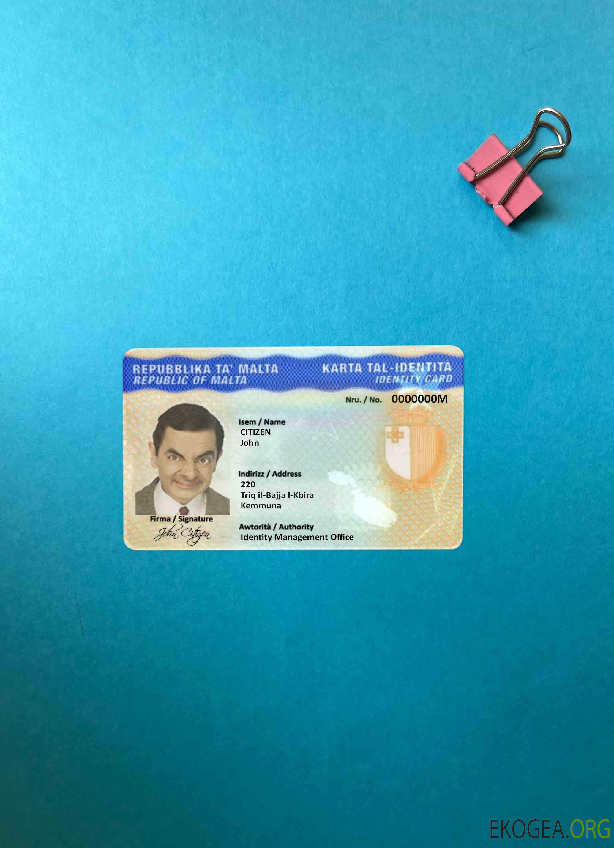 Malte ID photolook AVANT